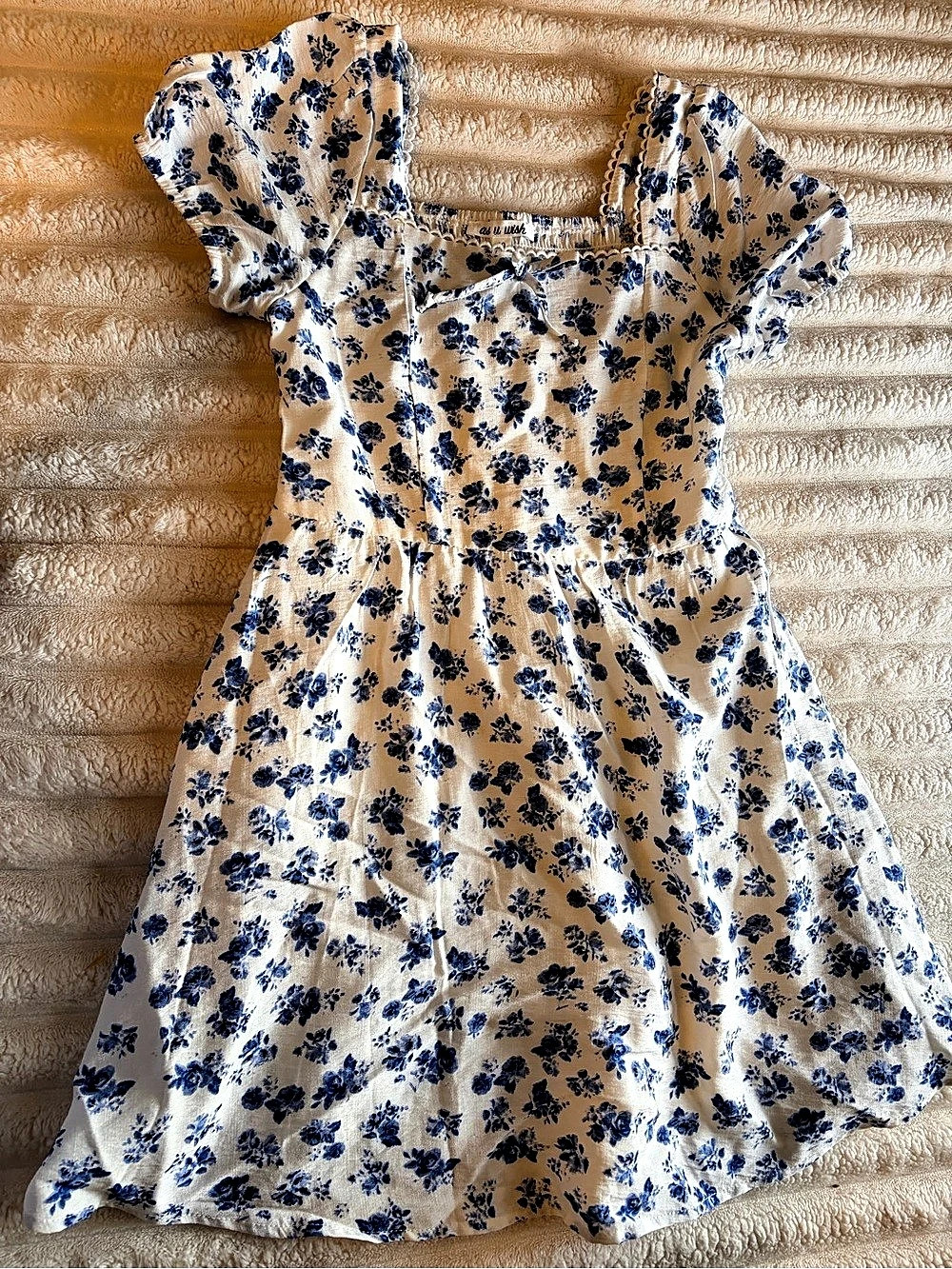 As U Wish Floral Mini Dress Size 10